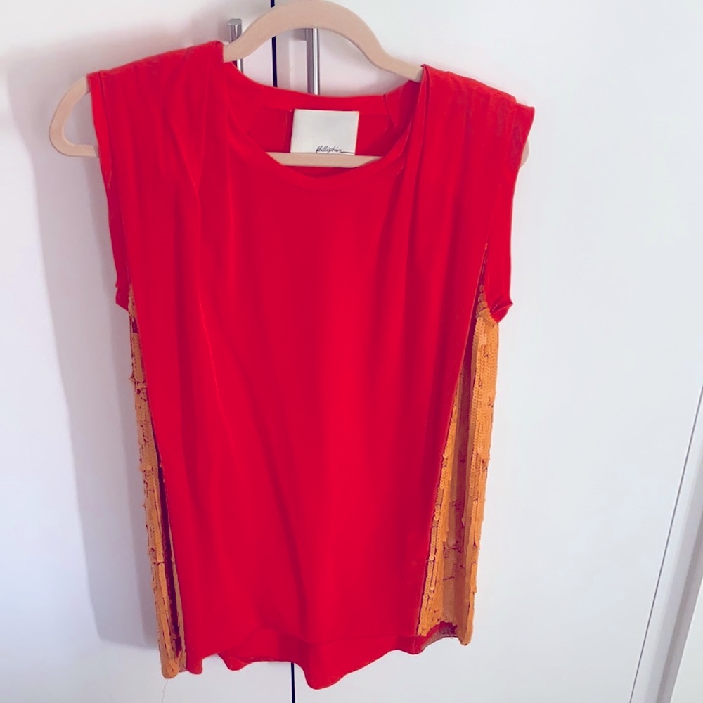 Philip Lim Muscle Tank with Sequin